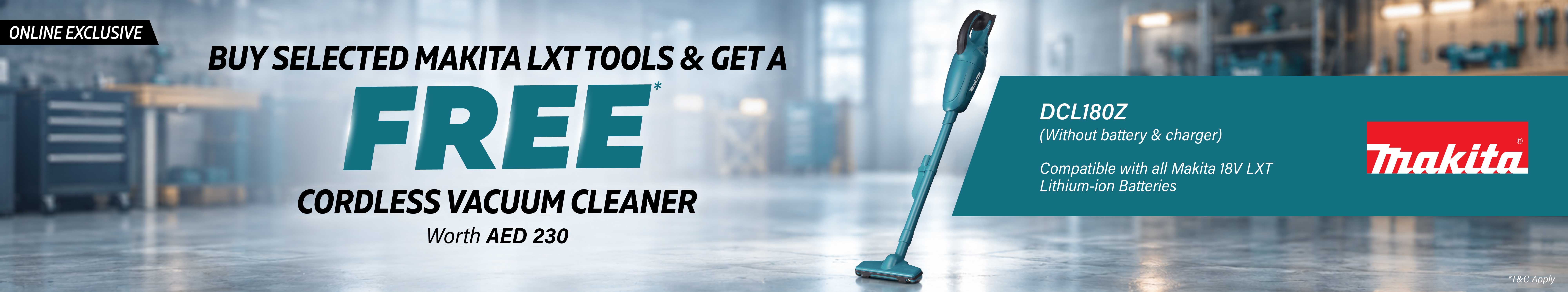 Makita Free Vacuum