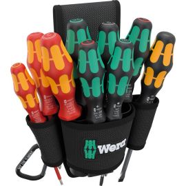 Wera 05136032001 | Limited Edition 9620 Kraftform | Belt Holster Screwdriver Set 10pc