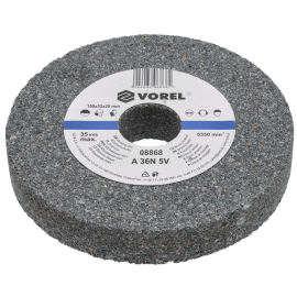 Vorel Bench Grinder Disc 150x12.7x17mm Fine 08865