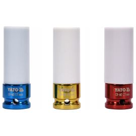 Yato Deep Thin Wall Impact Sockets 3pcs 1/2"Dr YT-1056 PL