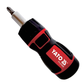 Yato Ratchet Screwdriver Set 7pcs Stubby YT-27950