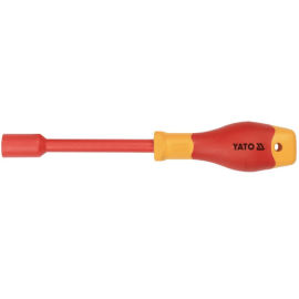 Yato Insulated Nut Driver With Screwdriver Handle 8.0x125mm VDE-1000V YT-28070