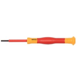 Yato Insulated Precision Screwdriver Slotted 1.5x0.23x50mm VDE-1000V YT-28081