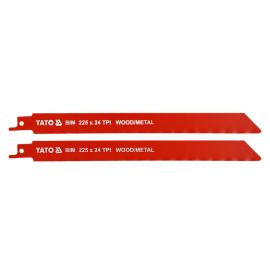 Yato Sabre Saw Blades Bim 225mm 2pcs 24tpi YT-33934