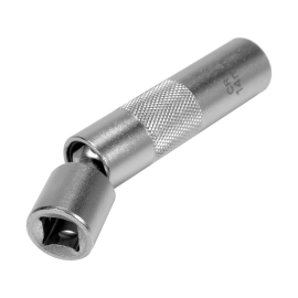 Yato Spark Plug Socket Wobble 3/8"Dr 14mm 12pt w/Rubber YT-38516