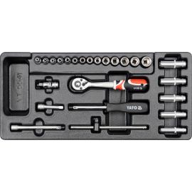 YATO Drawer Insert With Socket Set 25pcs  YT-5541