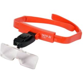 Yato Magnifier Head Band w/Led Light Up Down Folding Lense YT-73842