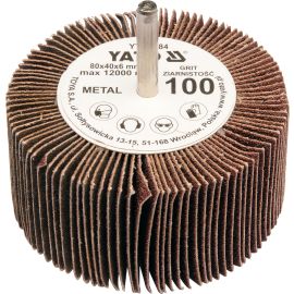 Yato Flap Wheel with Shaft 80mmx40mmx6mm Grit 80 YT-83383