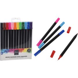 Brush Marker With Fineliner St 110731310