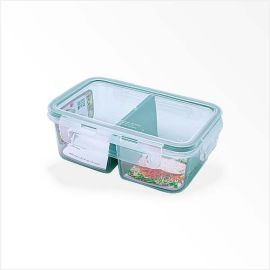 Storage Container Clip Pac Rectangle 960ml 2 Compartment #194