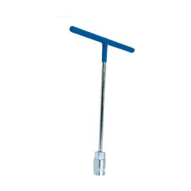 T-Type Wrench 10mm Blue Dipped Handle Chrome Plated with Card Starex Brand