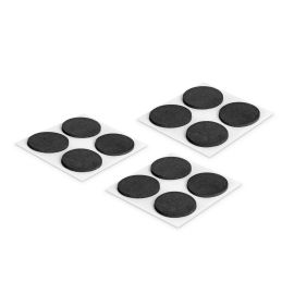 Walteco Antislip-Pad Ø 34Mm, Rt-62, Self-Sticking, Black, 12Pcs 3026