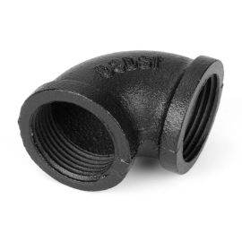 Walteco Elbow 3/4", 90°, Rt-5, Black 3041