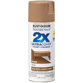 Rust-Oleum Spray Paint Painters Touch 2X Satin Nutmeg 12oz 334076