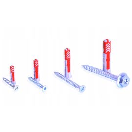 Fischer RED BOX - DUOPOWER Plugs + Screws Various Sizes 280pcs 536091