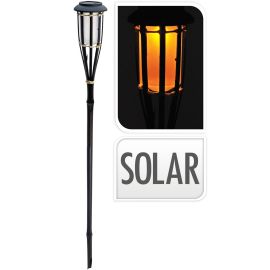 Solar Lamp 65Cm Black Bamboo 420600010