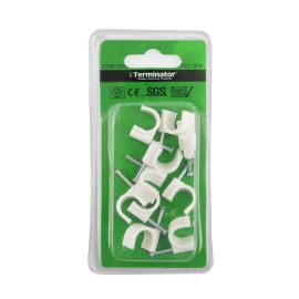 Elec Cable Clip 12mm 10Pcs/Blister TCC 12W Terminator