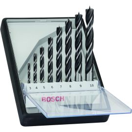 Bosch Wood Drill Bit Set 8pc Brad Point PTW2609255215