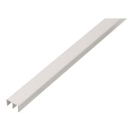 Alberts Guiding Profile, Top pvc white 6,5/2M 485122