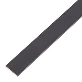 Alberts Flat Bar,Alu,Black Anod20X2/1M 489373