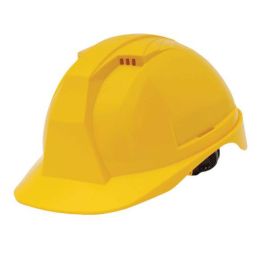 Safety Helmet Impactor II Pushloc Yellow 45041 Canasafe