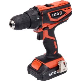 YATO Cordless Drill-Driver 13mm 18V w/1x2.0Ah Battery & Quick Charger Color Box  YT-82780