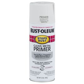Spray Paint Stops Rust Protective Enamel Flat White Primer 12oz 7780830 Rust-Oleum