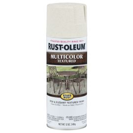 Spray Paint Stops Rust Multicolor Textured Caribbean Sand 12oz 239121 Rust-Oleum