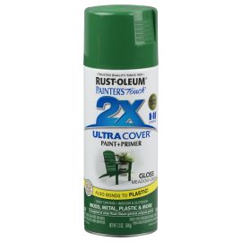 Spray Paint Painters Touch 2X Gloss Meadow Green 12oz 249100 Rust-Oleum
