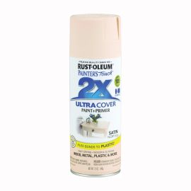 Spray Paint Painters Touch 2X Satin Ivory Silk 12oz 249073 Rust-Oleum