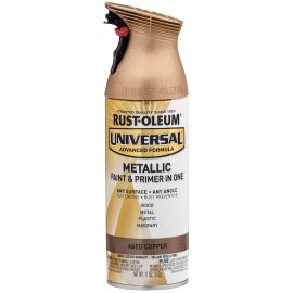 Spray Paint Universal Metallic Aged Copper 11oz 249132 Rust-Oleum