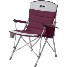 Core Equipment Padded Hard Arm Chair Wine 40070