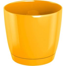 Prosperplast COUBI ROUND P Flower Pot 0.5L Ø100x92mm Yellow Y200 DUOP100