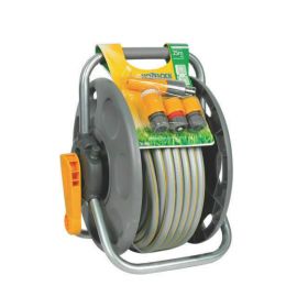 Hose Reel Assembled 2-in-1 (25Mtrs Hose + Accessories) 2431R0000 Hozelock