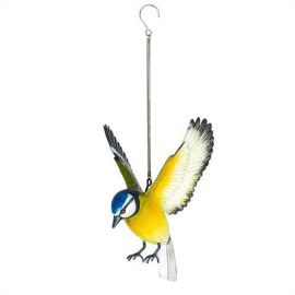 Outdoor Garden Dcor Classic Wildlife Blue Tit In Flight 55861