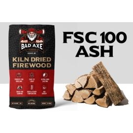 Bad Axe Firewood Blocks 40Ltrs Sack ASH BA40LBRC 