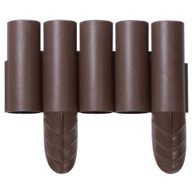 Prosperplast PALISADA 2.4mtrs 2350x55x250/150mm Brown IPALPLUS-R222