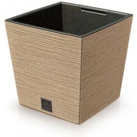 Prosperplast Eco Wood Furu Square Low 240x240x235mm Brown Dfs240w-4665w