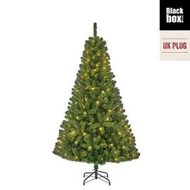 BLACK BOX TREES Charlton X-Mas Tree LED Green 280L Tips 525 H185xD115cm