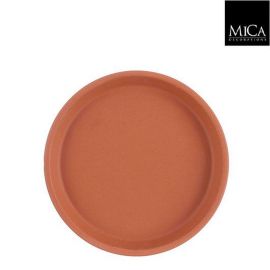MICA Stan Plate Round Terra H4xD26.5cm