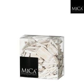 MICA Decoration Wood Chips White 10-50mm 600ml ES30013
