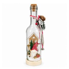 HOUSE OF SEASONS Bottle Gnome Red 2 Assorted FSC Mix L8xW8xH32cm