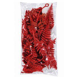 HOUSE OF SEASONS Garland Leaves Red L180cm