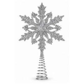 HOUSE OF SEASONS Treetop White Champagne Silver 3 Assorted L14xW21xH3cm