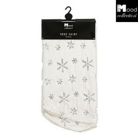 MOOD COLLECTION Treeskirt Snowflake Off White D120cm