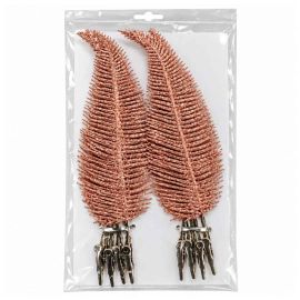 HOUSE OF SEASONS Clip Fern Rose Gold 8pcs L22xW4cm