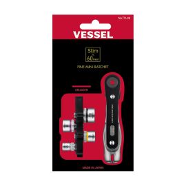 Vessel 251429 TD-26 Mini Ratchet Screwdriver w/sockets