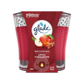 Glade Candle Apple & Cinnamon 3.4Oz 810300803