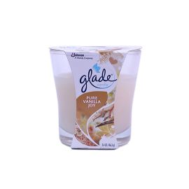 Glade Candle Pure Vanilla Joy 3.4Oz 810300804