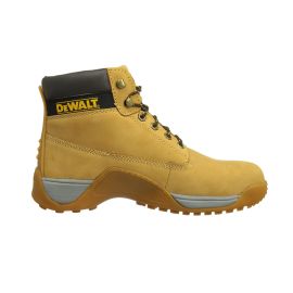 Safety Shoes High Ankle (6") Nubuck and Full Grain Leather Honey Size # 45 Apprentice DWF60011-103-11 Dewalt